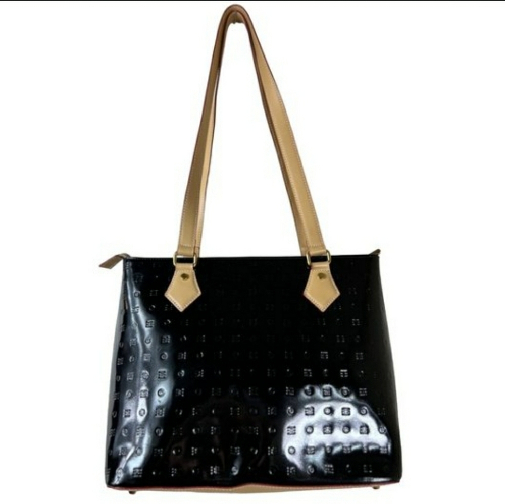 Arcadia Designer Patent Leather Tote Purse bag